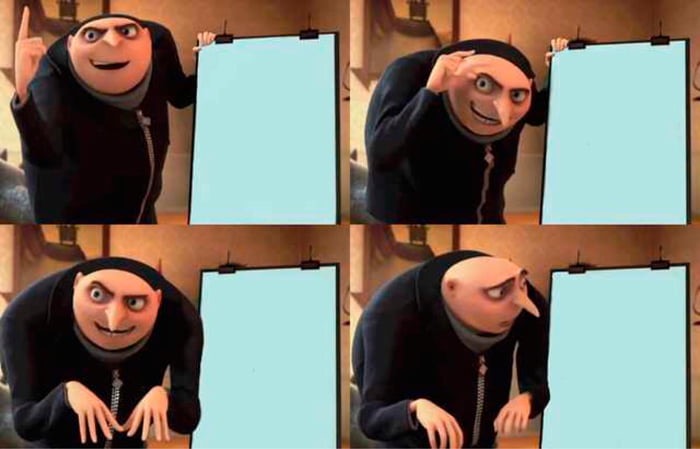 Gru's Plan meme about Lyka
