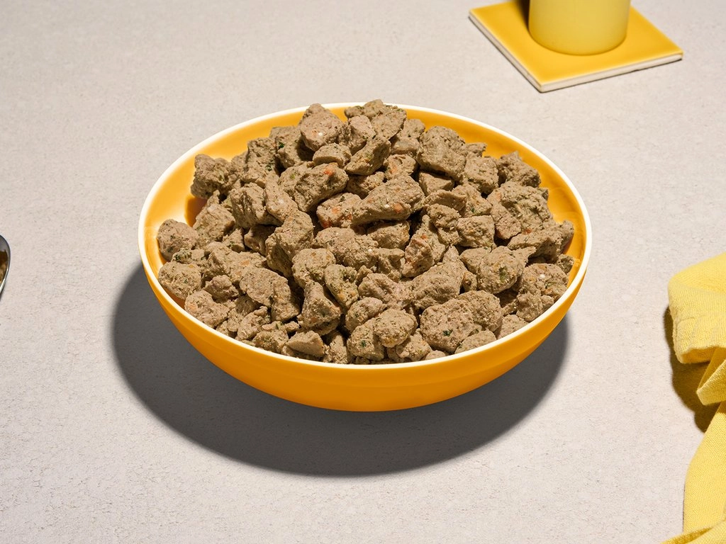 Turkey Bowl in a yellow dish